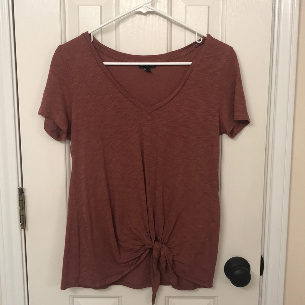 Dark mauve top